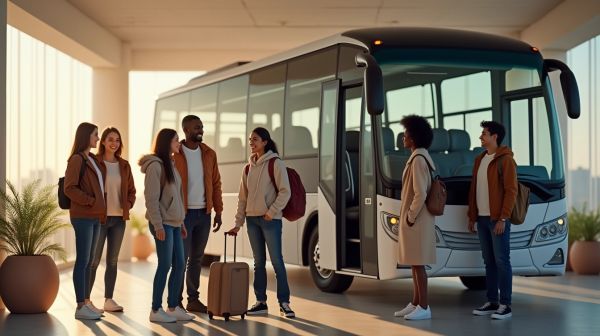 Réservez un bus avec chauffeur pour vos trajets en groupe